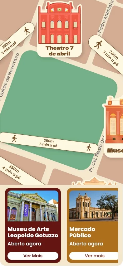 Tela do Mapa Interativo