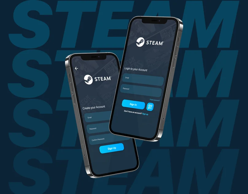 Miniatura do projeto Steam Login UI
